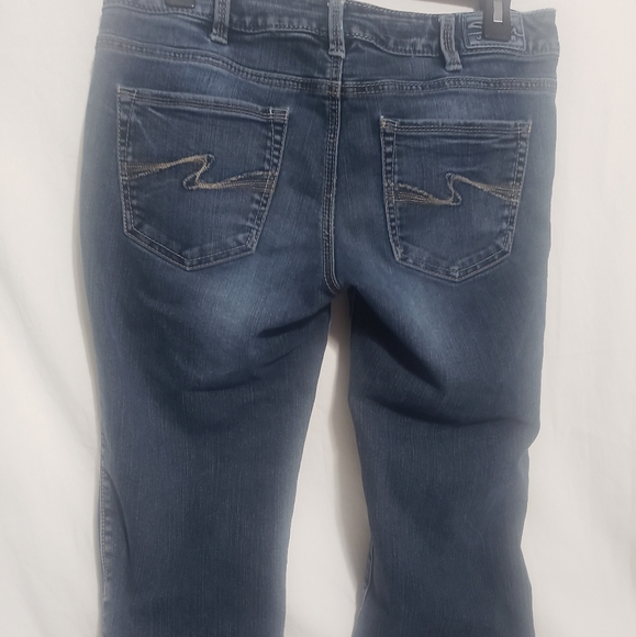 Ladies Silver Jeans Aiko Cropped/Capris Size 30 - Picture 9 of 13
